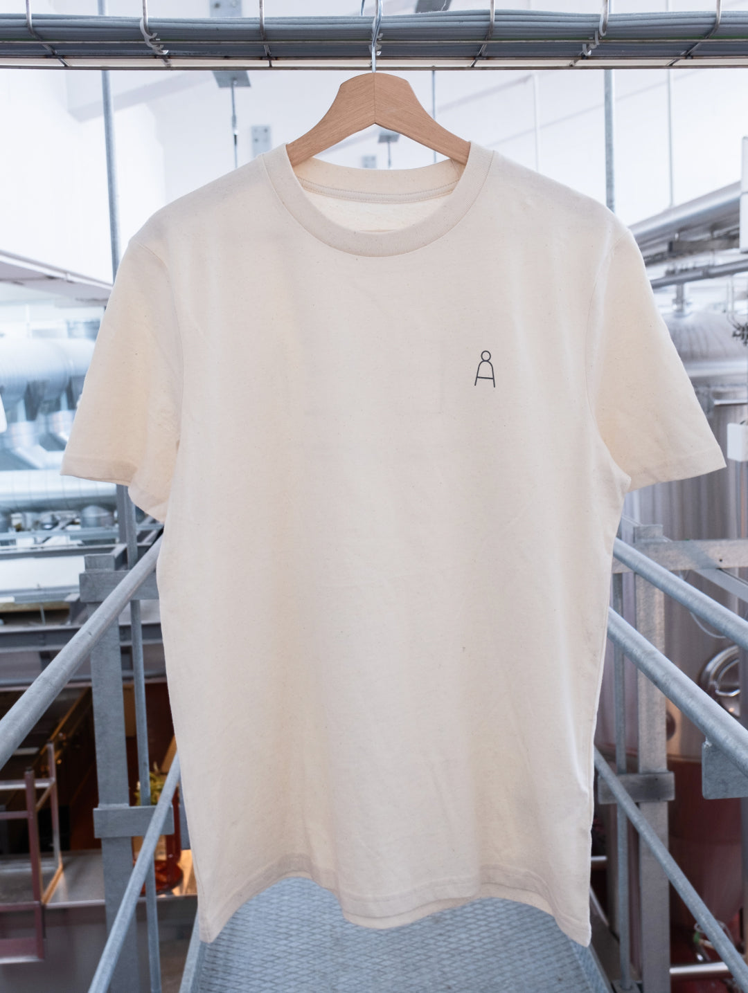 ÅBEN T-shirt /  Natural Raw + Grey