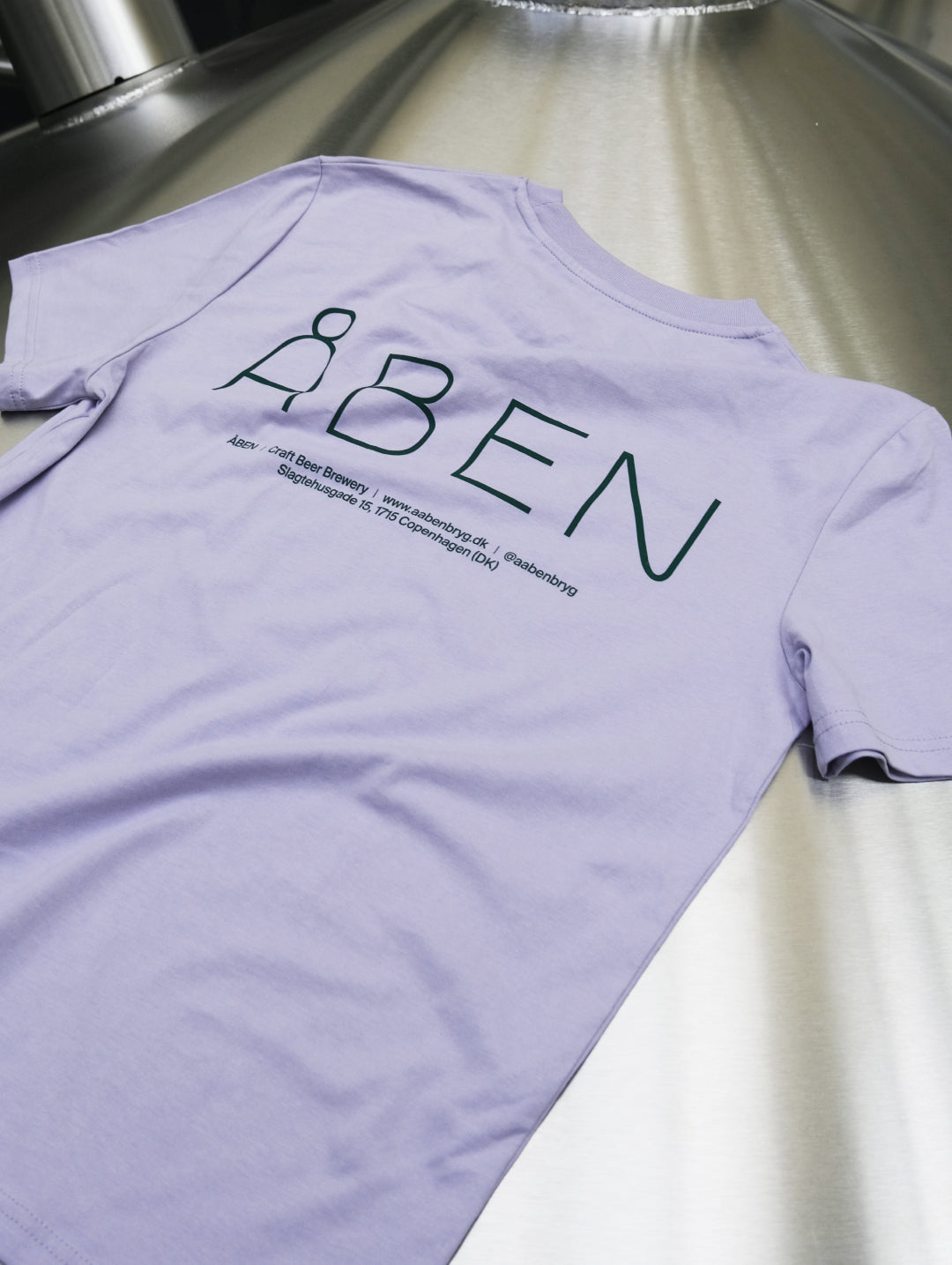 ÅBEN T-shirt /  Purple + Green