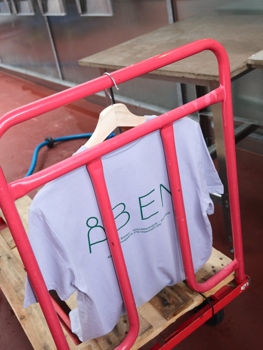 ÅBEN T-shirt /  Purple + Green